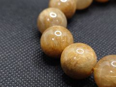 ＜天然石パワーストーン　ルチルクォーツ　ブレスレット＞処分激安価格：天然石高品質AA商品：処分特価管理No.805