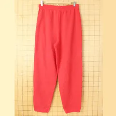 80s 90s USA製 FRUIT OF THE LOOM 無地スウェットパンツ レッド メンズM アメリカ古着　082725aw184