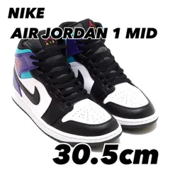 NIKE AIR JORDAN 1 MID エア ジョーダン 1 MID  WHITE/BLACK-BRIGHT CONCORD-TRUE RED DQ8426-154 30.5cm