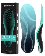 【数量限定】アーチサポート 疲れない 人体工学・美姿勢キープ スポーツインソール 【歩く・立つ・走るをサポートする衝撃吸収】 軽薄で通気性よい 土踏まず サイズ調整可 中敷き 男女兼用 インソール 低反発インソール