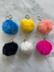 カラフルファー　キーホルダー　推し活　12個セット