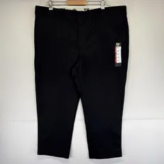 古着 美品 ディッキーズ Dickies ワークパンツ 874 チノパン タグ付き デッドストック ジッパーフライ w44 L28  ブラック メンズ