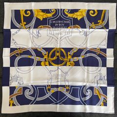 HERMES エルメス　カレ90 帝王学 スカーフ ゴールド　シルク 楽天市場】HERMES エルメス カレ90 L'INSTRUCTION DU ROY 帝王学