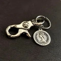 真鍮 シルバー キーホルダー キーリング キーフック カラビナ フック ヴィンテージ ビンテージ アンティーク レトロ 真鍮製 チャーム 267