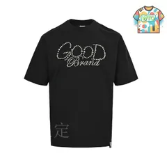 【今日WTO】GOOD BRAND  電気メッキパールアルファベット半袖 T-VR54