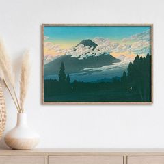 山下白雨｜600×450mm キャンバスアート 立体テクスチャ仕様版画作品