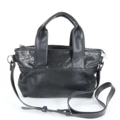 美品 ディーゼル リバーシブル 2WAY ショルダーバッグ 斜め掛け クロスボディ ハンド トート ブラック 黒 レディース ECE CE8-8【中古】