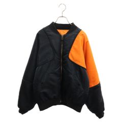 KAPITAL (キャピタル) SHAM BOMBER JACKET K2110LJ070 シャムボンバー ジャケット MA-1 ネイビー/オレンジ