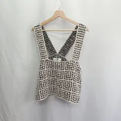 ◇ ⊇ CIAOPANIC ジャガード 長袖 ニット サイズF オフホワイト系 レディース E  【1411210011899】