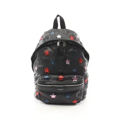 サンローラン SAINT LAURENT リュックサック バックパック シティ カリフォルニア  454319 ブラック レザー キャンバス クラシックシティ カリフォルニア バックパック レディース Used Bのサムネイル