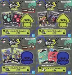 【中古】雑貨 全4種セット イカしたバスタイムセット 「一番くじ スプラトゥーン3 第二弾」 G賞