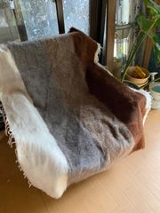 トルコのシイルトバッタニイェ！大人気！世界中探しても当店のみのサイズ89×120四季を通じて便利な山羊の毛で織られた織物！次回入荷未定このお値段は最後です！とにかく便利！