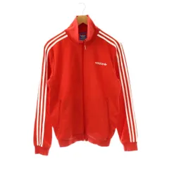 アディダスオリジナルス adidas originals トラックジャケット ジップアップ L レッド /HK ■OS