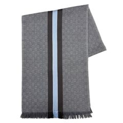 【FENDI】ウール マフラー グレー/ブラック フェンディ 楽天市場】FENDI フェンディ マフラー ズッカ柄 ストライプ