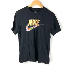 ナイキ NIKE Tシャツ 半袖 ロゴ入り 国旗 綿100％ 黒 Mサイズ 2025032500180