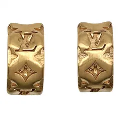 LOUIS VUITTON ピアス　ブックル　ドレイユ　LtoV ナノグラム LOUIS VUITTON ルイ・ヴィトン ピアス ブックル ドレイユ