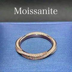 モアサナイト ツイストフルエタニティ　ピンクG【TFP】