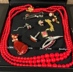 遺品整理 生前整理 アクセサリーまとめ売り ネックレス  イヤリング ブレスレット  ネクタイピン  カフスボタン  天然石  NA25G(T)55