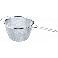 ★新品★シェイプライン共柄 パスタストレーナー18cm SH-018(36013960)■ステンレス ざる ハンドル 取っ手付き