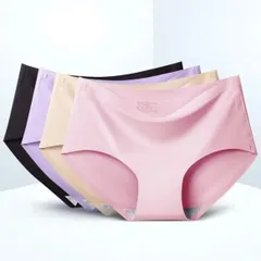 レディース ショーツ 無地  肌に優しい 涼しい パンツ おしゃれ 速乾性 通気性 女性 下着 ヒップ 美尻 パンティ パンツ ４枚セット