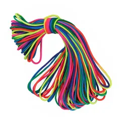 【在庫処分】約31m 2mm カラフル テント用ロープ パラシュートコード カラフルロープ コードパラシュート ペット首輪 パラコード 編む用 手芸用 キャンプ アウトドア用 1本セット