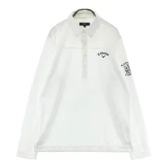サイズ：L CALLAWAY キャロウェイ  長袖ポロシャツ  ホワイト系 [240101440353] ゴルフウェア メンズ ストスト