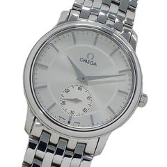 オメガ OMEGA デビル プレステージ 4520.31 時計 メンズ ブランド スモールセコンド 手巻き ステンレス SS シルバー ラウンド OH・磨き済み 【中古】