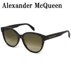 国内正規品 アレキサンダーマックイーン Alexander McQueen AM0303SK 002 サングラス アジアンフィット アイウェア 眼鏡 UVカット ブラウン ハバナ