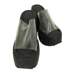 イエロー YELLO OCHER PLATFORM SANDALS レディース  Sのサムネイル