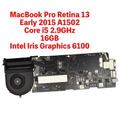 CTO MacBook Pro Retina 13 2015 A1502 Core i5 2.9GHz 16GB Intel Iris Graphics 6100 ロジックボード 中古品 4-0722-1
