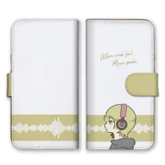 Galaxy A23 5G SC-56C SCG18 ケース 手帳型 ギャラクシーA23 スマホケース 携帯ケース 女の子 イラスト 音楽 ミュージック ヘッドホン サブカル 韓国 可愛い かわいい パステルカラー カラー05のサムネイル
