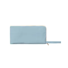 ☆ 038スモークブルー ☆ キャンバスL字ファスナーフラットポーチM 推し活 グッズ ペンライトケース ペンライト ポーチ 推し活グッズ アクスタケース ペンラ アクリルスタンド アクスタ L字ファスナー キャンバス 無地 シンプル コンサート ライブ