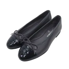 CHANEL ブラック バレエフラットシューズ サイズ39c CHANEL シャネル バレエシューズ フラットシューズ - メルカリ