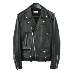 SAINT LAURENT PARIS サンローラン パリ L01 クラシックモーターサイクル ダブルレザーライダースジャケット 484284 Y5YA2 ブラック 52のサムネイル