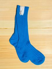 【新品・未使用】decka-Quality socks- ブルー21.5-24.5㎝