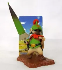 【中古】トレーディングフィギュア オトモアイルー(ランス) 「一番くじ モンスターハンター4」 K賞 カードスタンドフィギュア