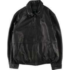 Colebrook 黒レザージャケット 90's Colebrook & Co Leather Jacket Soft Leather Can Be Worn