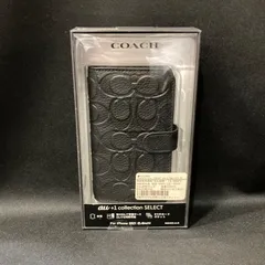 iPhone13mini用　COACH ハードケース　シグネチャーブラウン iPhone 13 mini用 COACH（R）ハードケース／SIGNATURE Brown