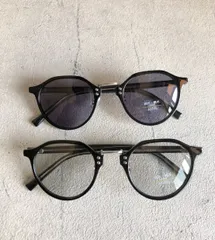 未使用●クラウンパント型 偏光サングラス 調光サングラス ブラック×ライトグレー(スモーク) 眼鏡 メガネ 調光レンズ 偏光レンズ クラウンパントタイプ クラウンパントサングラス 新品