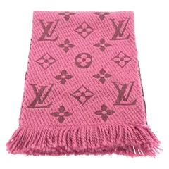 ルイ・ヴィトン LOUIS VUITTON マフラー エシャルプロゴマニア M70461 ウール エシャルプロゴマニア レディース Used B