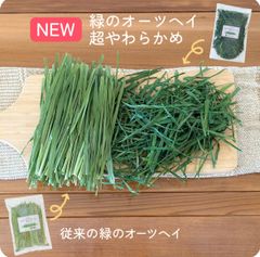 【Usagi Heart】うさぎさんの頬張る緑の乾燥オーツヘイ 超やわらかめ 70g×6袋セット