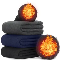 靴下 メンズ ソックス 冬 【履いた瞬間から速暖・抗寒力max】【極厚雲感裏パイル・極暖38℃恒温】 ウール 防寒 360°蓄熱 冷え性対策 厚手 防寒 保温 消臭 耐久性 伸縮性 室内 25-29 3足-5足セット (ブラック+ネイビー+濃いグレー)