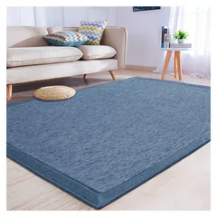 【人気商品】滑り止め付 ひんやり 抗菌防臭 mm 防ダニ 13 厚手 洗える 吸湿性 冷房対策 接触冷感 cm 通気性 130×180 1.5畳 ラグマット 速乾性 夏用 ラグ 冷感 ブルー カーペット Fcyld