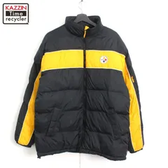 00s NFL ピッツバーグ・スティーラーズ 中綿 ナイロンジャケット メンズ 表記Mサイズ