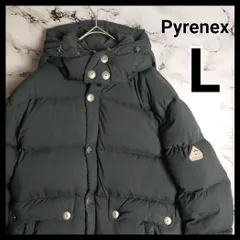 【入手困難】 PYRENEX ピレネックス Lサイズ☆フード着脱可 ダウンジャケット REIMS ランス 黒 ブラック USED 使用感有 即完売品モデル 人気デザイン