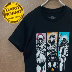 US古着 デスティニーDESTINY PS３ ゲームキャラクター半袖tシャツ黒S