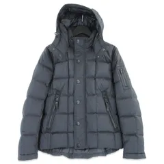 NANO universe × Nishikawa Down ナノユニバース ダウンジャケット NUC82DWW008TS 西川ダウン キルティング  ブラック 黒 S  70016908