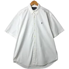 古着 ラルフローレン Ralph Lauren BLAKE 半袖 ボタンダウンシャツ メンズL相当/eaa562975