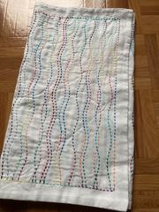 完成品　変り立涌　刺し子　テーブルセンター　78✖️34