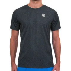 「海外サイズ」BIDI BADU(ビディバドゥ) 2024 FA メンズ SPIKE クルー 2カラー ゲームシャツ M2620038-DGRBL ダークグレー×ブルー(24y6mテニス用ゲームウェア)(320519529)